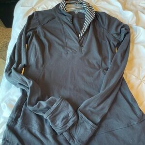 Black Lululemon quarter zip size 10
